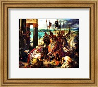 Framed Crusaders' entry into Constantinople