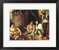 Framed Women of Algiers in their Apartment, 1834