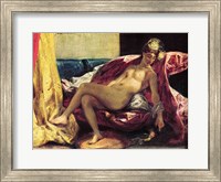 Framed Reclining Odalisque