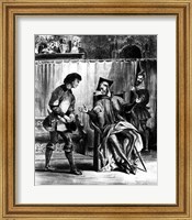 Framed Mephistopheles and the Pupil, from Goethe's Faust