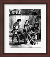 Framed Mephistopheles and the Pupil, from Goethe's Faust