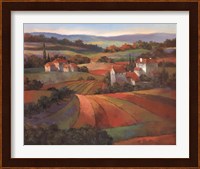 Framed Tuscan Sunset