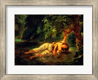 Framed Death of Ophelia, 1844