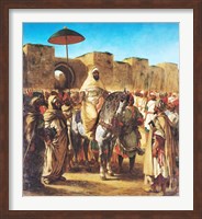 Framed Muley Abd-ar-Rhaman  The Sultan of Morocco