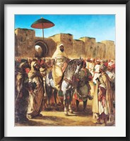 Framed Muley Abd-ar-Rhaman  The Sultan of Morocco