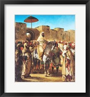 Framed Muley Abd-ar-Rhaman  The Sultan of Morocco