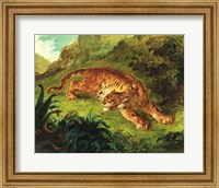 Framed Tiger and Snake, 1858