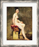 Framed Seated Nude, Mademoiselle Rose
