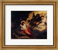 Framed Christ in the Garden of Olives, 1827