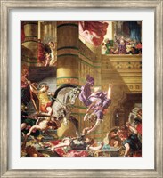 Framed Expulsion of Heliodorus from the Temple