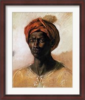 Framed Portrait of a Turk in a Turban, c.1826