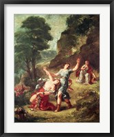 Framed Orpheus and Eurydice, Spring from a series of the Four Seasons, 1862