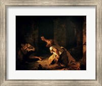 Framed Prisoner of Chillon, 1834