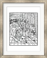 Framed Study for The Death of Sardanapalus