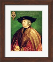 Framed Emperor Maximilian I