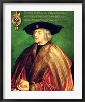 Framed Emperor Maximilian I