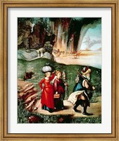 Framed Lot and his Daughters