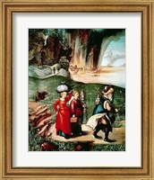 Framed Lot and his Daughters