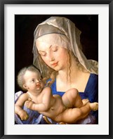 Framed Virgin and child holding a half-eaten pear, 1512