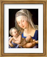 Framed Virgin and child holding a half-eaten pear, 1512