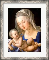 Framed Virgin and child holding a half-eaten pear, 1512