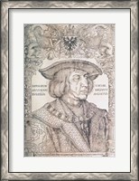 Framed Maximilian I, Emperor of Germany