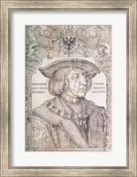 Framed Maximilian I, Emperor of Germany