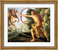 Framed Hercules and the Stymphalian birds, 1600