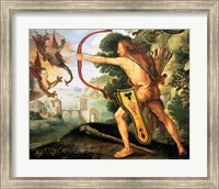 Framed Hercules and the Stymphalian birds, 1600