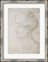 Framed Head of Suleyman the Magnificent