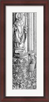 Framed Triumphal Arch of Emperor Maximilian I of Germany: Detail of column