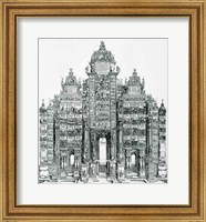 Framed Triumphal Arch of Emperor Maximilian I of Germany