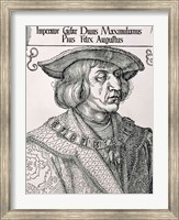 Framed Emperor Maximilian I of Germany