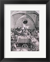 Framed Last Supper from the 'Great Passion'