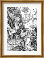Framed Joachim and the Angel from the 'Life of the Virgin'