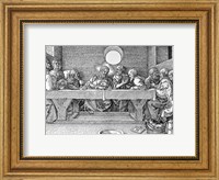 Framed Last Supper, pub. 1523