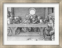 Framed Last Supper, pub. 1523