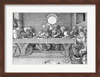 Framed Last Supper, pub. 1523