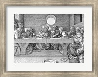 Framed Last Supper, pub. 1523