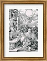 Framed Mass of St. Gregory: Christ appearing as the Man of Sorrows