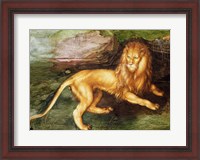 Framed Lion