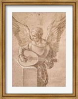 Framed Angel playing a lute, 1491