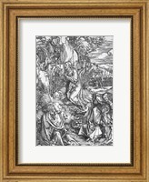 Framed Jesus Christ on the Mount of Olives