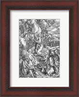 Framed Jesus Christ on the Mount of Olives