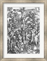 Framed Christ on the cross