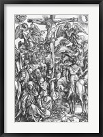 Framed Christ on the cross