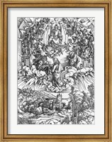 Framed Scene from the Apocalypse, St. John before God the Father and the Twenty-Four Elders