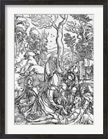 Framed Christ mourned by the Virgin and the female Saints, from 'The Great Passion' series