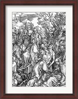 Framed entombment of Christ, from 'The Great Passion'