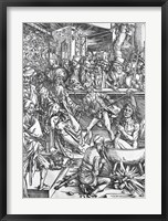 Framed Scene from the Apocalypse, The martyrdom of St. John the Evangelist